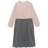 Amazon Co Jp たまひよshop マタニティパジャマ ロング丈 授乳口つき 星柄パジャマ ネイビー L 服 ファッション小物