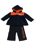 オーバーンTigersコロシアム幼児ネイビー&グレーフリースジャケットとパンツセット( 6 – 12 M )