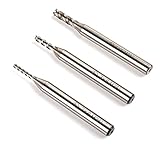 エンドミル 4枚刃 ハイス鋼 2mm 3mm 4mm 3本組 切削 材料 炭素鋼 工具鋼 合金鋼 鋳鉄 アルミ合金 銅合金