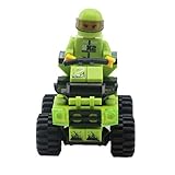GranVela? Wange Building Blocks Educational Toy --- Scout on Racing Car Series 70pcs Set(Green) [並行輸