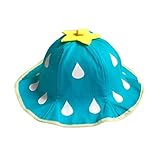 Voberry Lovely Baby Girls Strawberryプリントバケットハット折りたたみFishermanキャップサンハット カラー: ブルー