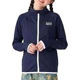 [オーシャンパシフィック] ラッシュガード スタンドカラー フード無し UVカット機能 水陸両用 ユニセックス キッズ 110-160㎝ 593460 NVY 140