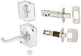 Schlage f59-fla-cam-lh Flair Left Handed Single円柱内部パックwith Deco、 F59FLA625CAMLH 1