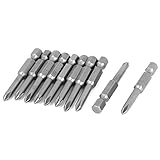 uxcell　クロスドライバービット　プラスドライバービット　4.5mmチップ　PH1タイプ　10個