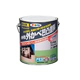 アサヒペン 水性外かべ凹凸塗料ツヤあり アイボリー 3L 【まとめ買い3セット】