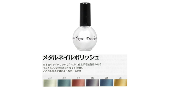 Amazon アレスインターナショナルスターゲイザー メタルネイルポリッシュ 14ml 233 アレスインターナショナル マニキュア ネイルポリッシュ 通販