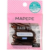 Amazon | イノウエ ヘアゴム ヘップリング L 黒 6本 | イノウエ