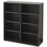 山善(YAMAZEN) 多目的棚(幅90 高さ92) ダークブラウン SCOR-9090S(DBR)