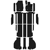 Aviles トヨタ 互換品 アルファード ヴェルファイア 30系 フロアマット【3色から選択】(07：形状【7】, 01：ブラック)