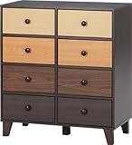 不二貿易 リビング収納 ウッド グラデーション チェスト 96302