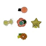 布包み金属部品の安全児童用ヘアアクセサリー　5PS/セット 多様式・多色選択可能の子供用可愛いヘアピンセット