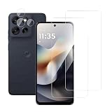Sotarino Moto G66J 5G 専用 ガラスフィルム 2枚 +カメラフィルム (1セット) 硬度9H 強化ガラス 高透過率 自動吸着 耐衝撃 モトローラ G66y 5G 保護フィルム