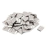 SODIAL(R) 55件のDIY USB 2.0 タイプAはんだー4ピンオスプラグ　コネクターソケットジャック