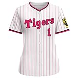 [xmtyvrxl] 阪神タイガース 虎神一体 阪神タイガース レプリカユニフォーム（ホーム） 背番号入り 吸汗速乾 男性用＆女性用 (XL