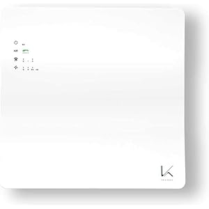 カルテック フィルター交換不要 光触媒 除菌・脱臭空気清浄機「ターンド・ケイ」壁掛タイプ KL-W01 吸着フィルターな…