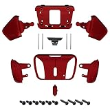 ps5コントローラー全モデルに対応用eXtremeRate RISE4リマップキットの交換K1 K2 K3 K4背面ボタンハウジングシェル‐コントローラー＆RISE4リマップボードは含まれていません【スカーレットレッド】