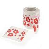 SONONIA 　お買い得/セール　２個　面白い　セクシーな　唇のキス　トイレットペーパー/ティッシュロール　風呂/ヘンパーティースタッグ　ユーモアギャグ