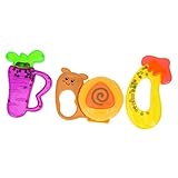 Domybest　子供おもちゃ　ハンドベル　ガラガラ　ラトル　おもちゃ　知育玩具　音楽おもちゃ　楽器 　カラフル　手を振る楽器玩具　聴覚　視覚刺激　ランダムカラー (C)