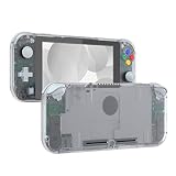 eXtremeRate switch liteに対応用クリア素材のDIY互換するケースシェル、任天堂switchライトコントローラー修理キットハウジング/スクリーンフィルム付き、switchライトに対応用カスタムケースカバー【クリア】