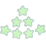 ワッペン 星 アップリケ 小さい 刺繍 2.2cm*2.2cm 7枚セット かわいい 女の子 男の子 入園 入学 子供用わっぺん （グリーン）