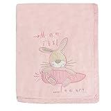 Snuggle Baby Bunny Baby Blanket, Pink, Moses/Crib/Pram by Snuggle Baby