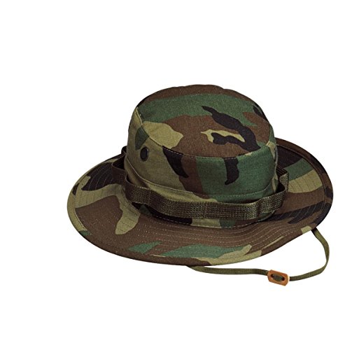 (ロスコ)Rothco 米軍 ブーニーハット　Boonie Hat ウッドランドカモフラージュ M