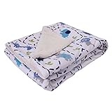 ベビーブランケット 赤ちゃん毛布 子供用タオルケット 膝掛け ふわふわ 暖か フランネル ボア