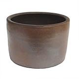 タイ製陶器鉢(植木鉢/プランター) φ30cm 穴有り 耐寒仕様 Cha-Cha 957 〔ガーデニング用品/ [並行輸入品]