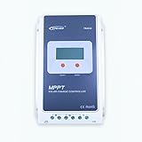 ソーラー充電コントローラ、トレーサ1210 10アンペアmpptチャージコントローラー、y-solarによる太陽制御 (1210A+MT50+RTS)