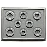 パールクリエイト ビーズ製作 天然石 作業台 ブレス板 トレー ビーズ ブレスレット シンプル デザインボード プラスチック製