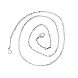 ノーブランド品20ステンレスチェーンネックレスDIYのクラフトW ロブスタークラスプ