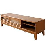 タンスのゲン ローボード テレビ台 無垢 150cm スライド 引き出し タモ材 完成品 リバース ナチュラル 7102003700