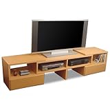 TVを替えてもそのまま使える 伸縮テレビ台 最大47型 [日本製 完成品] (ナチュラル)