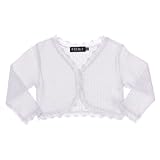 北欧デンマークの子供服ブランド CADEAU ホワイト きらきら カーディガン 80ｃｍ