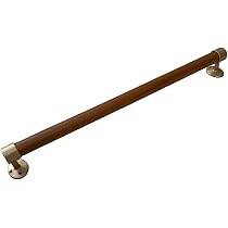 Amazon | 木製手すり 室内用 平面用 600mm 縦横兼用 Mブラウン