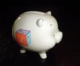 赤ちゃん最初セラミック貯金箱( 3 " x 3 " )