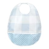Cambrass Round PVC Bib Bebe Blue 26 x 28 cm by Cambrass