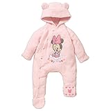 西松屋 ボアフリースバギーオール（ベビーミッキー/ベビーミニー） 【新生児50-80cm】　ピンク