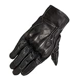 山城(yamashiro) IDEAL バイク用 グローブ ID-007 URBAN(アーバン) レザーグローブ ブラック Mサイズ ID-007BK/M