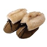 [ミネトンカ] Minnetonka ベビー GENUINE SHEEPSKIN BOOTIE ベビーシューズ ゴールデンタンシープスキン(GOLDEN TAN SHEEPSKIN) US3(実寸13