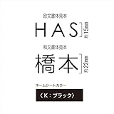 オンリーワン　ウェア　オプション　ネームシート　※ポスト本体と同時購入以外の注文不可　NA1-WE-NSK　【郵便ポスト　オプション】 ブラック