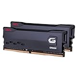 GeIL ORION DDR4 RAM，16GB (8GBx2) 3200MHz 1.35V XMP2.0，Intel/AMD 兼用、高速性能、卓越したパーフォーマンス、特許テスト済、ファンタジーデザイン、Long DIMM 高速デスクトップメモリ、ゲーミング/マルチメディア/ハイビジョンlive (グレー)