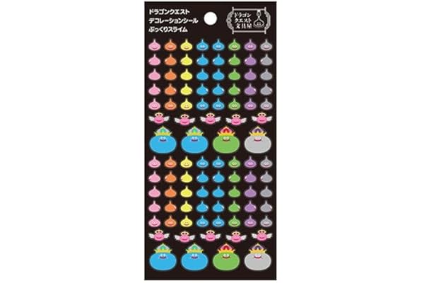 ドラゴンクエスト文具屋 デコレーションシール3 ＜ぷっくりスライム＞