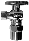 Aviditi 30676AVI Angled Ball Valve Supply Stop TPC, 1/2-Inch C PVC by 3/8-Inch Compression by Avidit