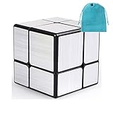 Kancharo 奇芝 ミラーキューブ【ポーチ/正規品】Mirror Cube (シルバー, 2x2)