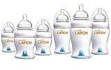 Munchkin Latch Anti-Colic 4 Ounce & 8 Ounce Baby Bottle, 6 Count by Munchkin [並行輸入品]
