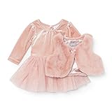 The Children's Place (チルドレンズプレイス) ベビー女児 女の子用 シャンブレードレス カラー: ピンク