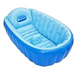 Jpamzceo ベビーバス ふかふか エコPVC 全2色 (ブルー)