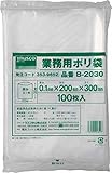 TRUSCO 小型ポリ袋 0.10ｘ200ｘ300ｍｍ 100枚入り