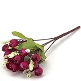 MyMei　ローズ　バラの蕾　造花　結婚式　お祝い　飾り　ギフト　本物そっくり　ブーケ　インテリア　撮影　パーティー　プレゼント　ローマンチック　花束